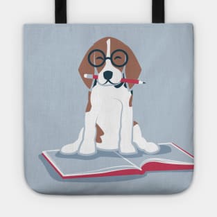 Life is better with books and a friend // spot illustration 01 // blue and red Tote