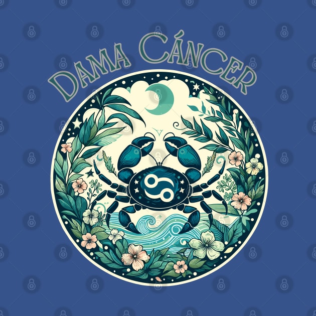 Spanish Embrace: Cancer Serenity"- Zodiac Horoscope Star Signs by stickercuffs