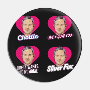 I love Brett Sutton sticker pack Pin