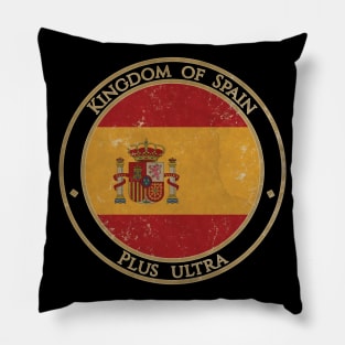 Vintage Kingdom of Spain Europe European EU Flag Pillow