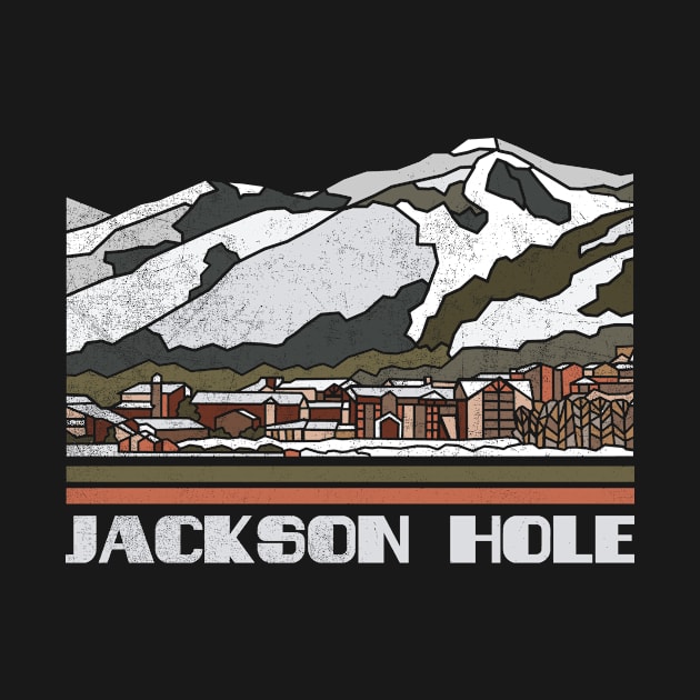 Jackson Hole Ski Resort Alpine Skiing Mountains Winter Outdoor Nature by NickDezArts