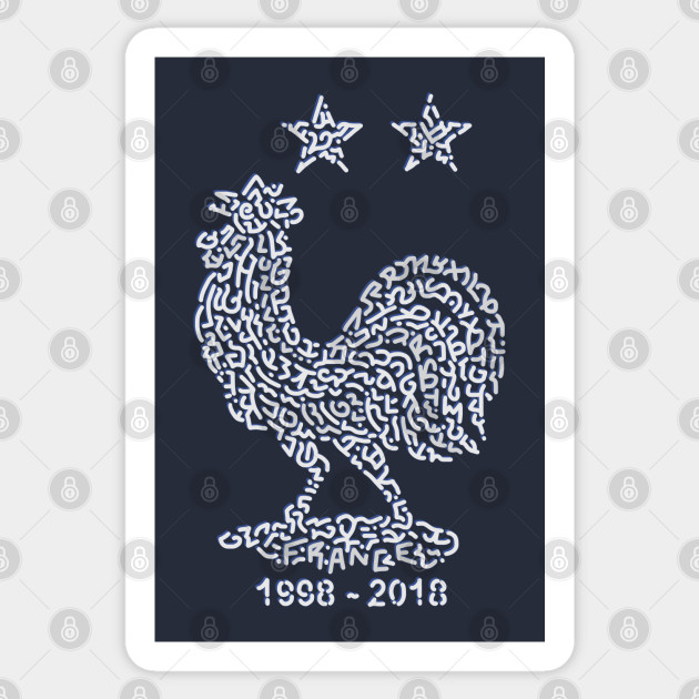 Football Team Logo Of France Football Sticker Teepublic Uk
