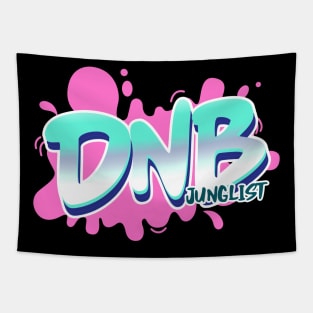 DNB - Junglist Splat (Pink) Tapestry