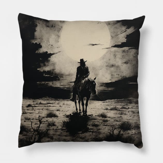 Cowboy Pillow by Flowerandteenager