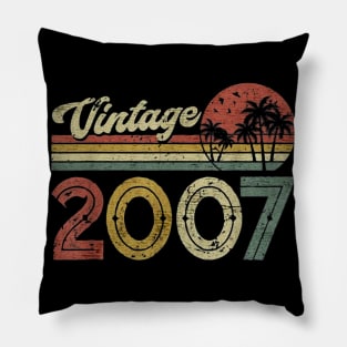 vintage summer 2007 Pillow