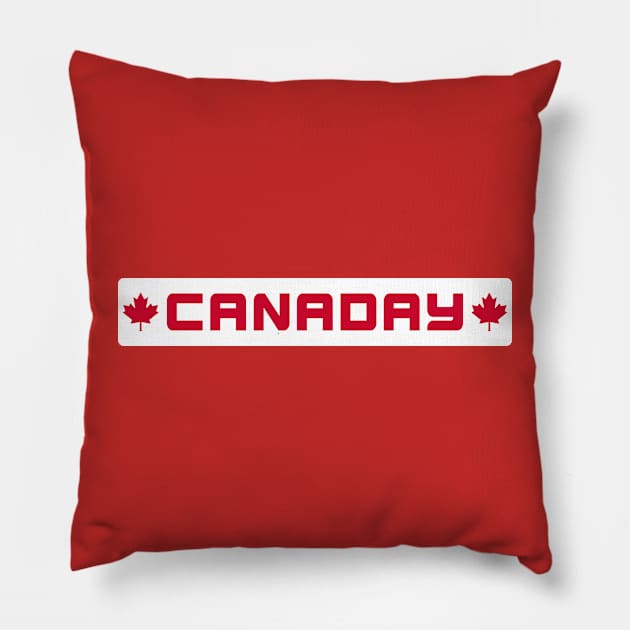 Happy Canada day, Happy Birthday Canada Pillow by slawers