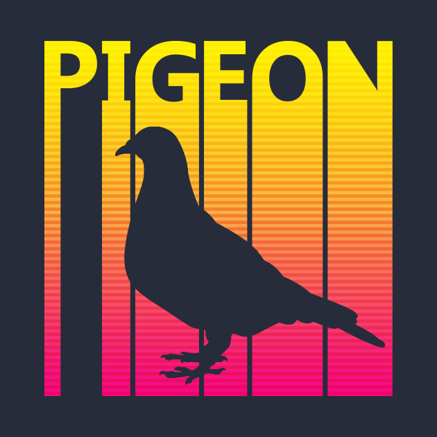 Retro 1980s Pigeon Bird Lover Gift - Pigeon - Phone Case