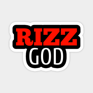 Rizz God Red Magnet