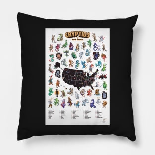 Cryptids of North America Pillow