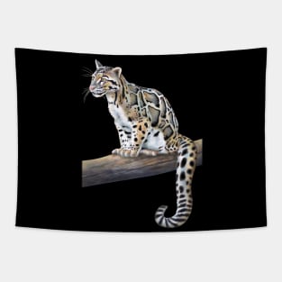 Clouded Leopard Tapestry