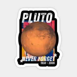 Never Forget Pluto Magnet