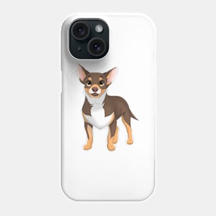 Chocolate & Tan Chihuahua Dog Phone Case