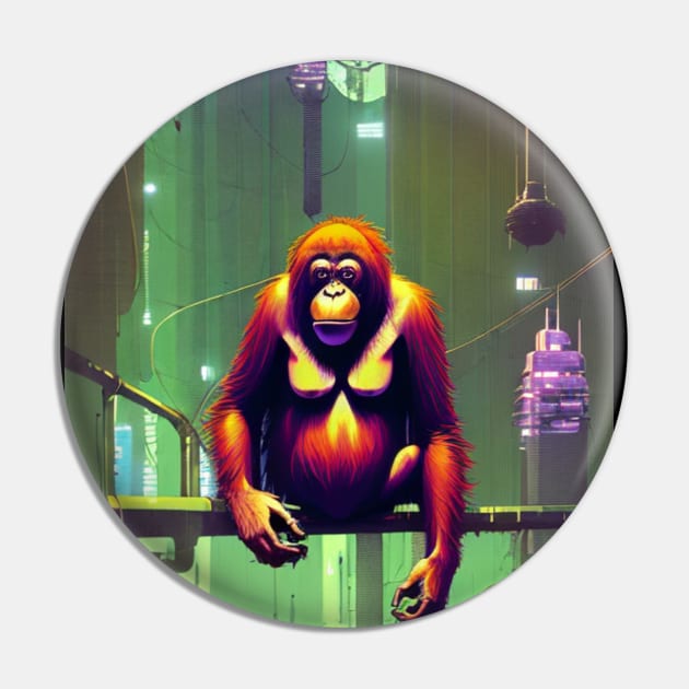 Orangutan Pin by Trip Tank