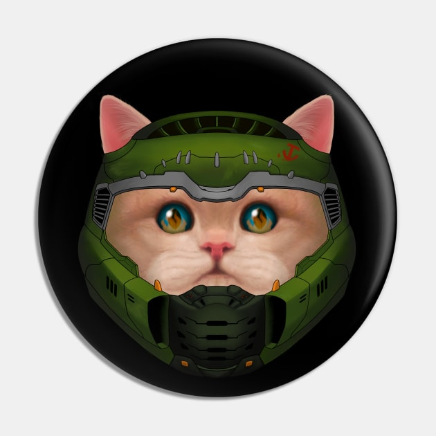 Doom cat Pin by Cooltist