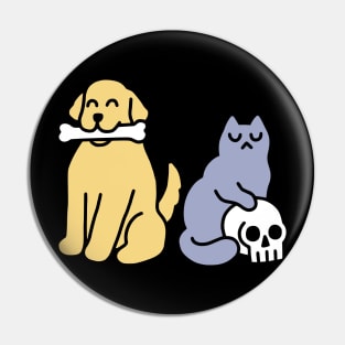 Good Dog Bad Cat Pin