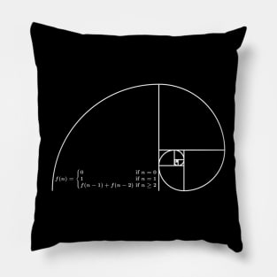 Fibonacci Spiral Pillow