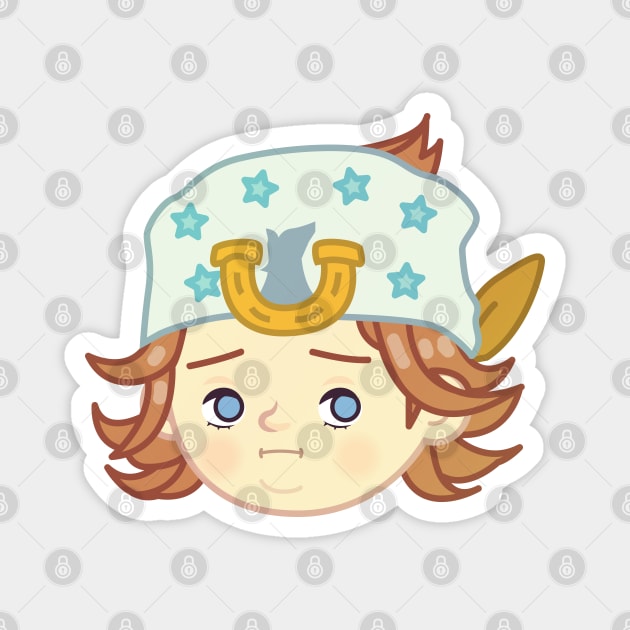 Johnny x Joestar Chibiness Overload Magnet by merch.x.wear