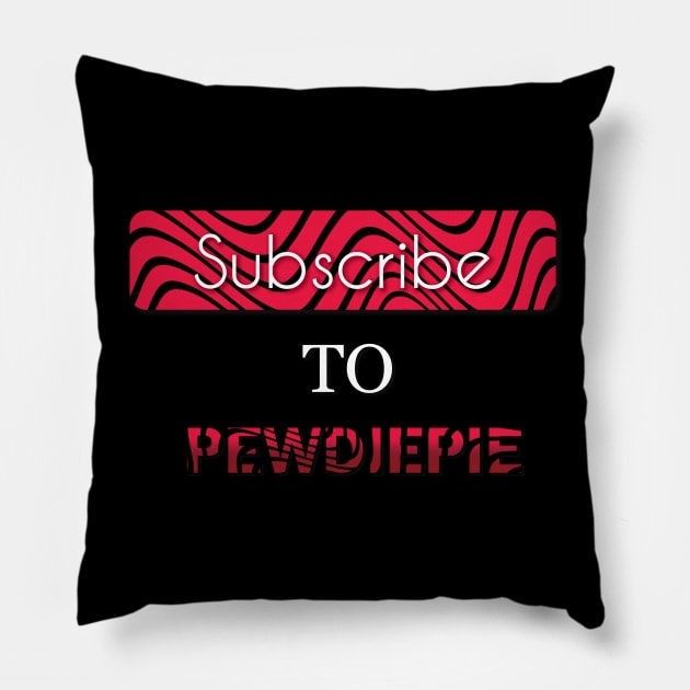 Subscribe to Pewdiepie Pillow by feltiscreations