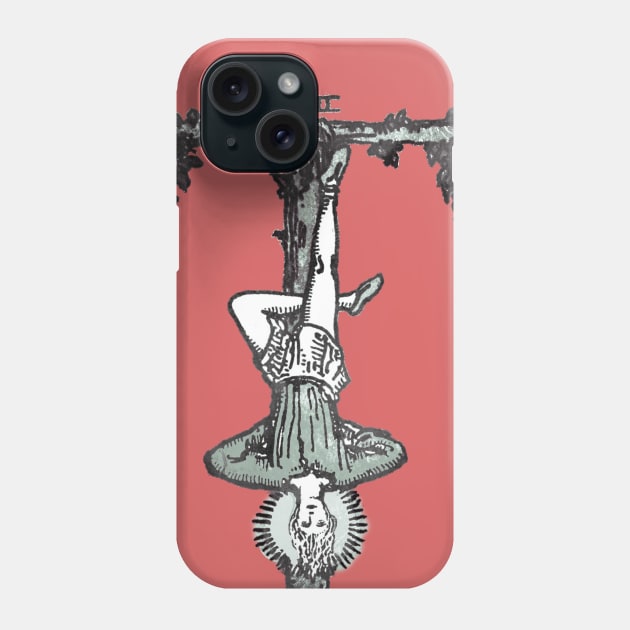 The Hanged Man - Major Arcana Tarot Card Phone Case by The Blue Box