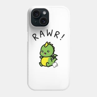 Rawr! Kawaii Dragon Design Phone Case