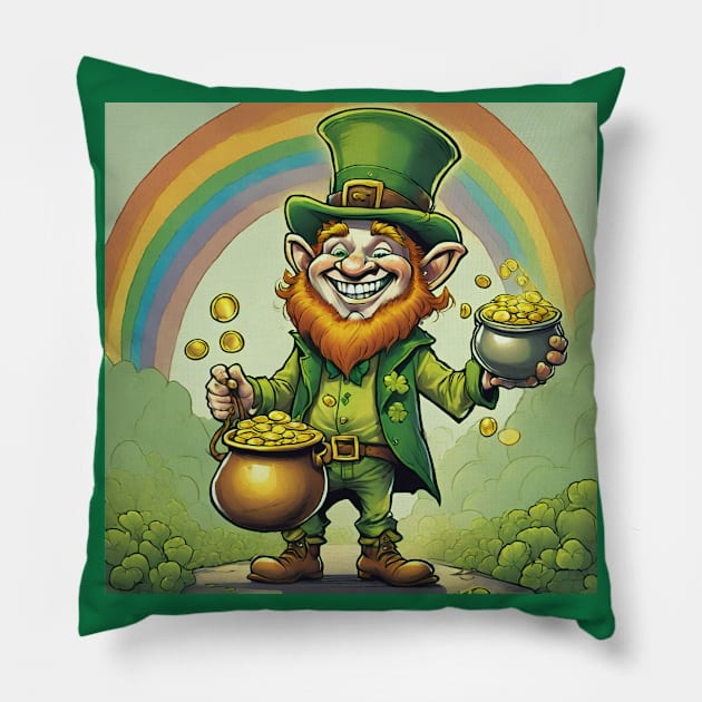 Lucky Leprechaun Pillow by Kings Court