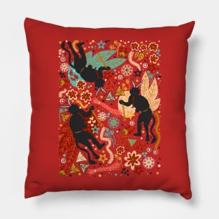 Krampus Pillow