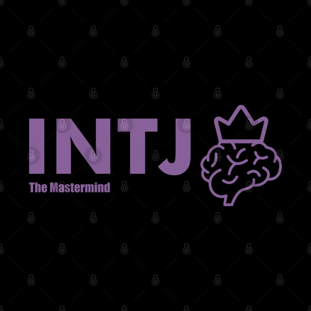 INTJ The Mastermind MBTI types 1C Myers Briggs personality gift with icon by FOGSJ