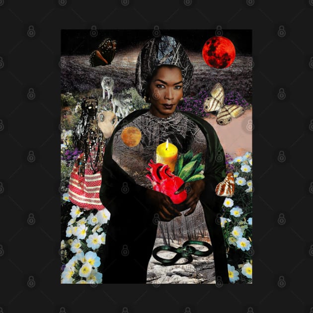 Voodoo Magick Occult Marie Laveau New Orleans Witch by seruniartworks