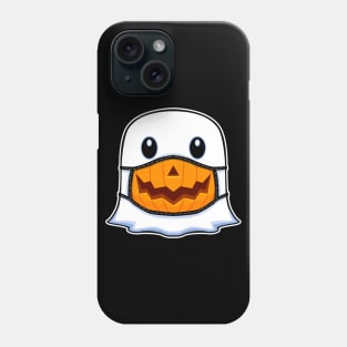 Ghost Halloween with Pumpkin Mask Phone Case
