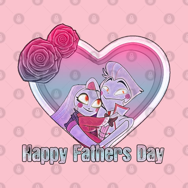 Cute Hazbin Hotel Lucifer And Charlie Fathers Day by Pharaoh Shop