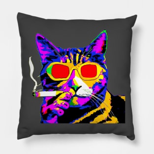 Cool top g cat Pillow