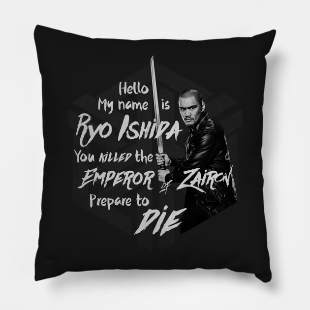 Prepare To Die - Ryo Edition Pillow by JalbertAMV