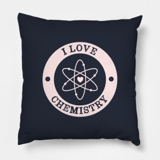 I Love Chemistry Retro Vintage Pillow
