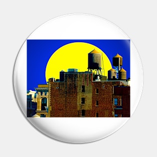 The Water Towers of Soho Pin