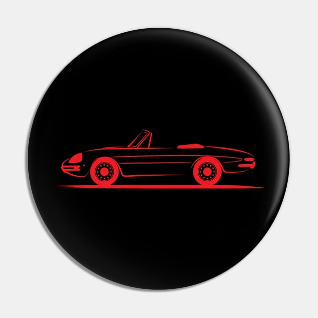 Alfa Romeo Giulietta Spider Duetto Graduate Red Pin by PauHanaDesign