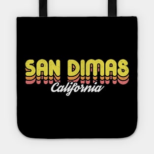 Retro San Dimas California Tote