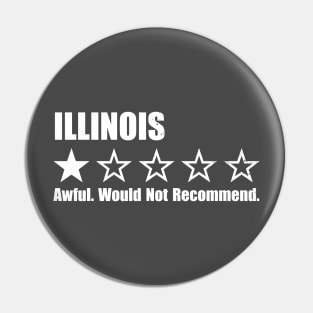 Illinois One Star Review Pin