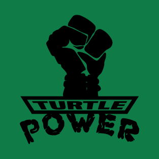 Turtle Power Black Fist T-Shirt