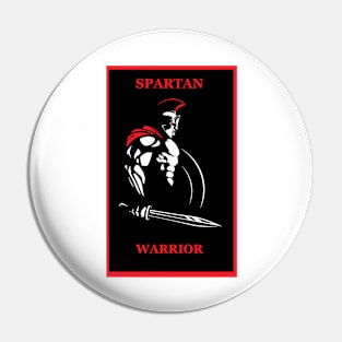 SPARTAN WARRIOR RED FRAME Pin