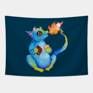 S'more Dragon Tapestry