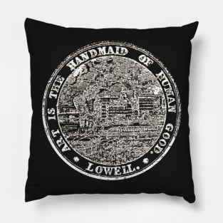 Lowell Massachusetts Logo 1923 Pillow