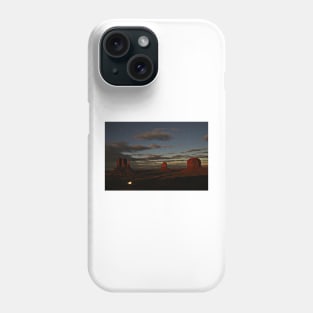 Monument Valley and Clouds.stars Phone Case