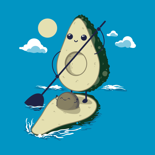 Avocaddle Surf by Soulkr