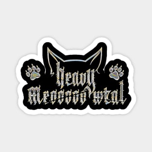 heavy meowtal Magnet