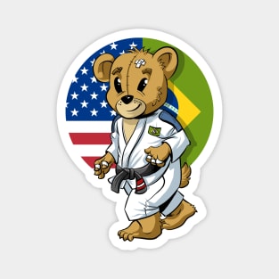 BJJ Kids Brazilian Jiu-jitsu Mascot Magnet