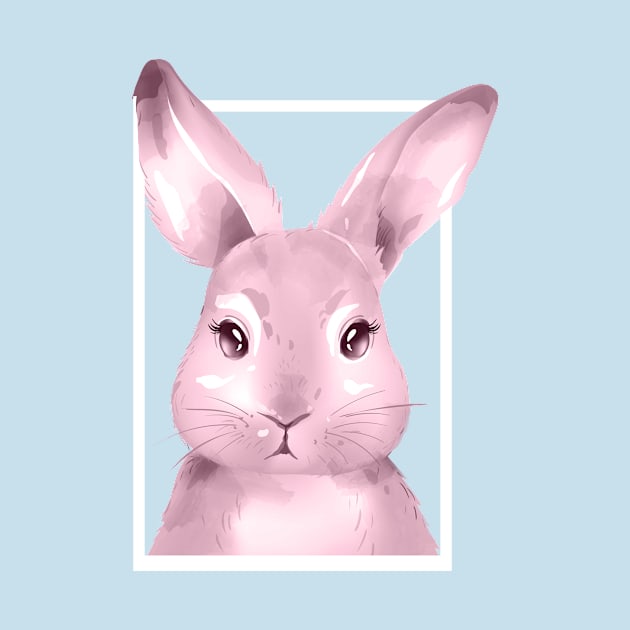 Rabbit T-Shirt by Abu Muorad