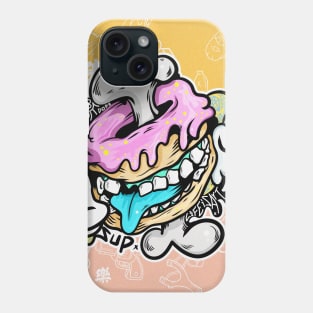 Dope donut character design Phone Case