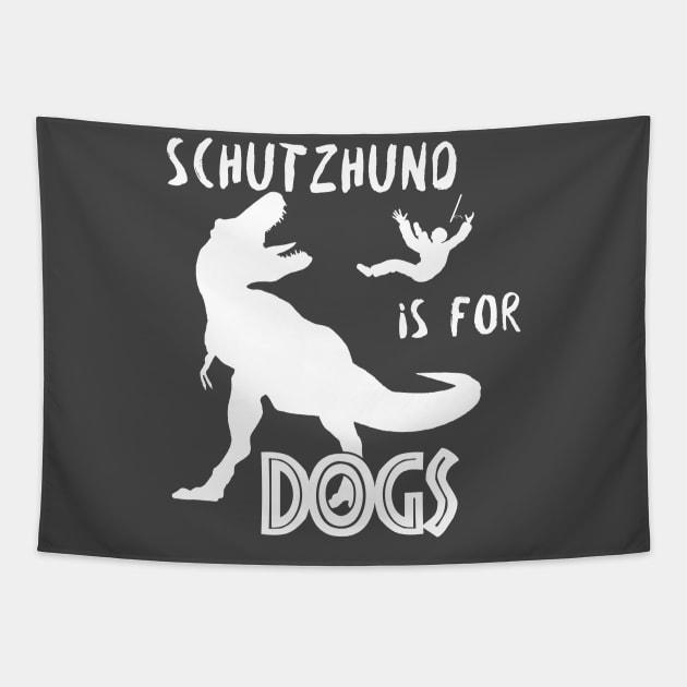 Schutzhund T-rex Tapestry by ApolloOfTheStars