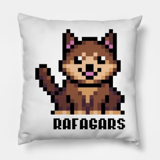 Cute Pixel Dog Pillow