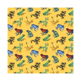 Frogs on yellow T-Shirt